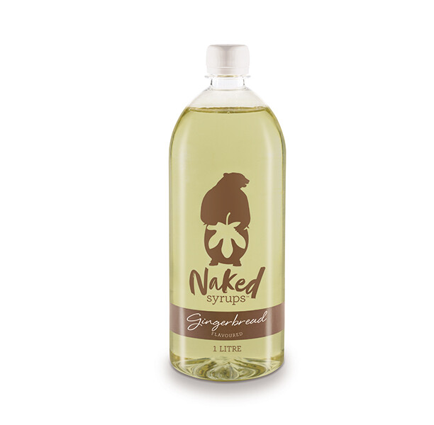 Buy Gingerbread Flavouring Syrup 1 LTR Online - Naked Syrup