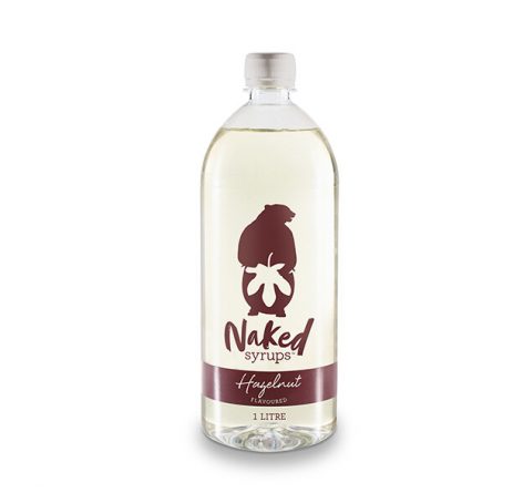 Buy Hazelnut Flavouring 1 LTR Syrup Online - Naked Syrup